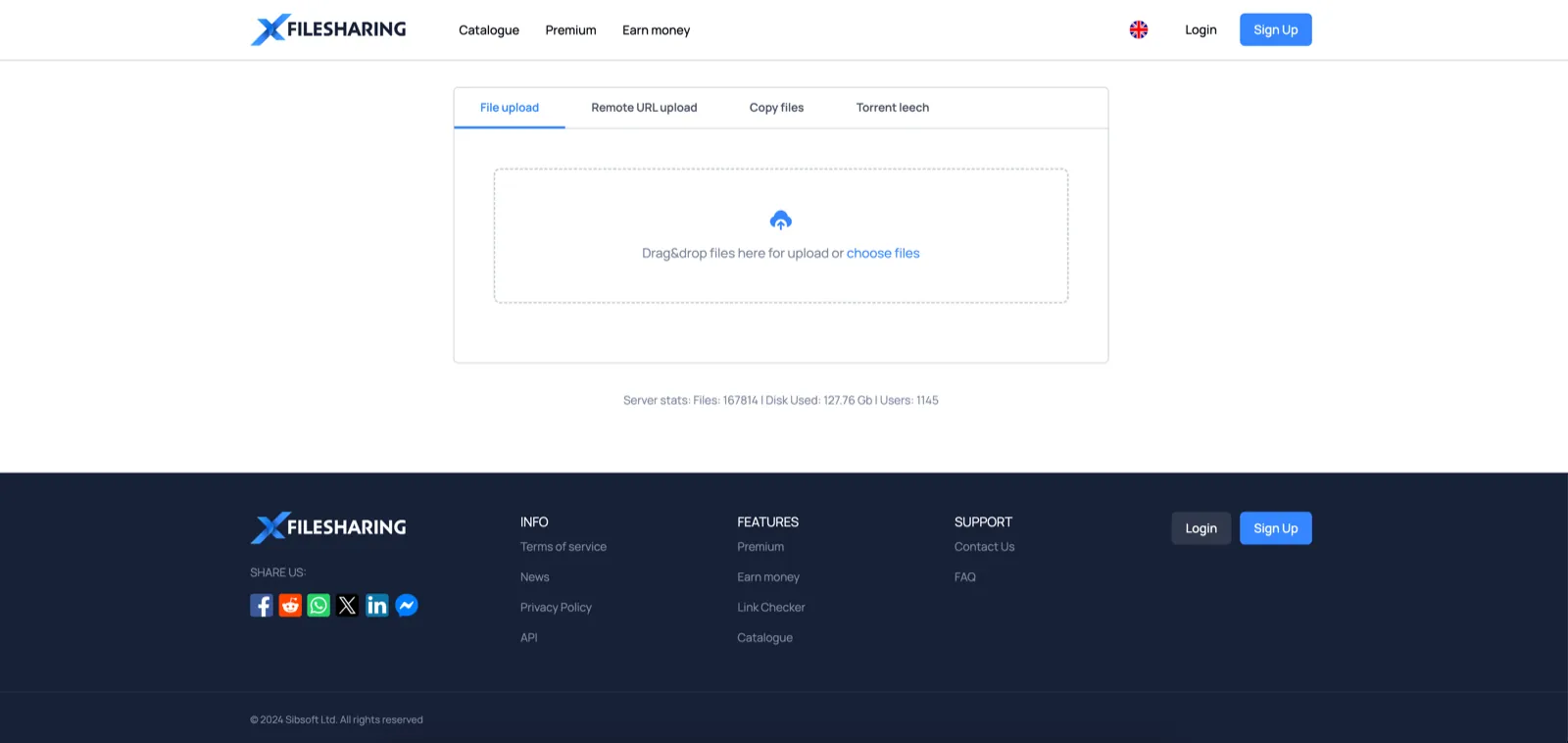 XFilesharing Pro screenshot 4