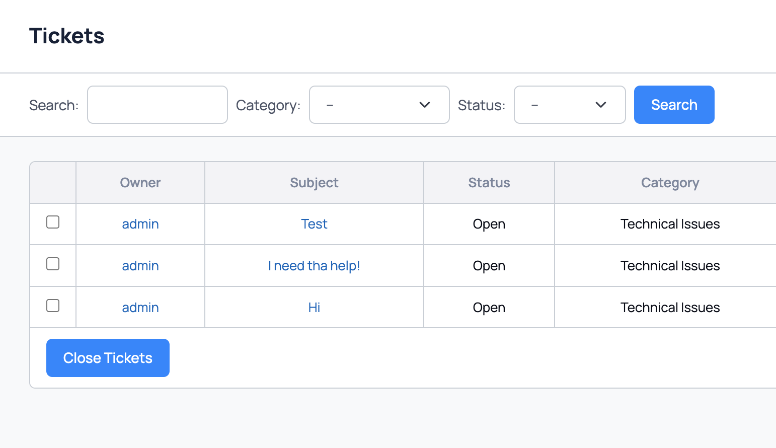 XFilesharing Tickets mod