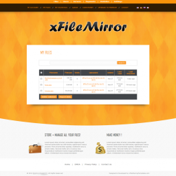 XFILEMIRROR PREMIUM TEMPLATE theme screenshot thumbnail