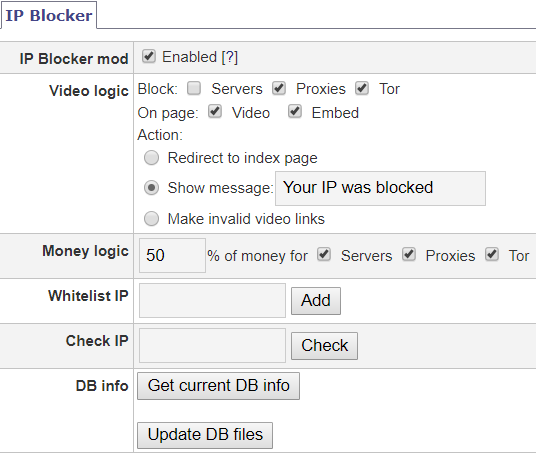 XVideoSharing IPBlock mod